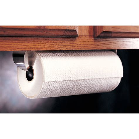 stainless steel paper towel holder under cabinet|undermount paper towel dispenser.